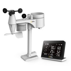 NATIONAL GEOGRAPHIC HOME WEATHER STATION SC WITH 8 IN 1 OUTDOOR SENSOR