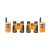 LabZZ WTT10 ΣΕΤ WALKIE TALKIE ΚΑΙ ΚΙΑΛΙΑ (ΠΟΡΤΟΚΑΛΙ)