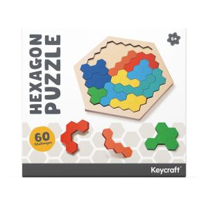 ΞΥΛΙΝΗ ΣΠΑΖΟΚΕΦΑΛΙΑ HEXAGON