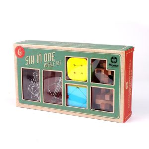 MENSA 6 IN 1 PUZZLE SET
