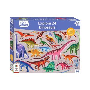 JUNIOR JIGSAW EXPLORE 24 DINOSAURS