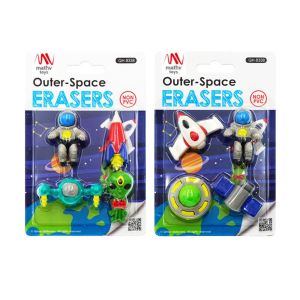 FANCY ERASER SET OUTER SPACE EXPLORER