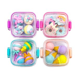 FANCY ERASERS IN LUNCHBOX DELICIOUS DESSERTS